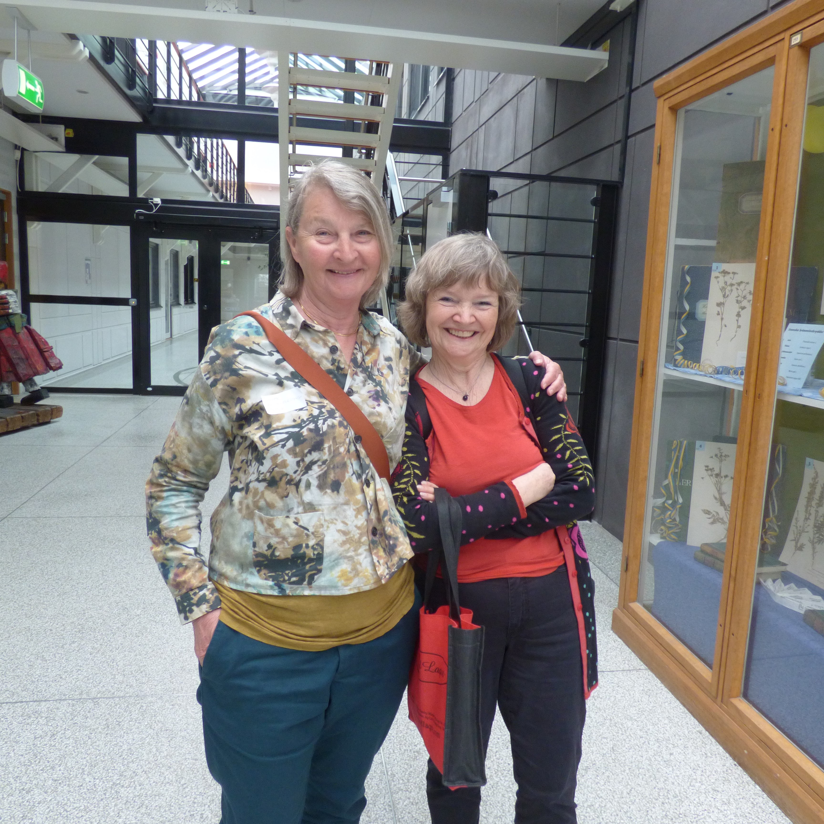 Inger Åhlin Torstensdotter och Monica Molin från styrelsen vid årsmötet på Arkivcentrum Syd 2019 Inger Åhlin Torstensdotter och Monica Molin från styrelsen vid årsmötet på Arkivcentrum Syd 2019