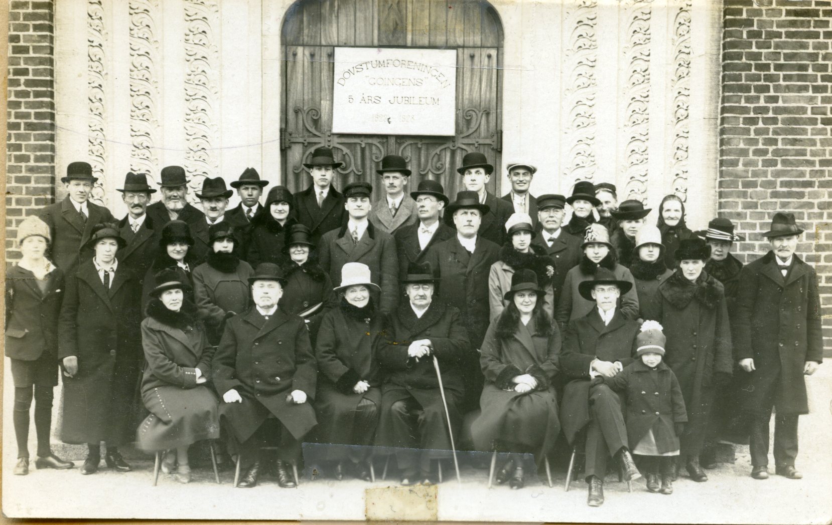 Föreningens 5-årsjubileum 1928. Fotograf okänd. Föreningens 5-årsjubileum 1928. Fotograf okänd.
