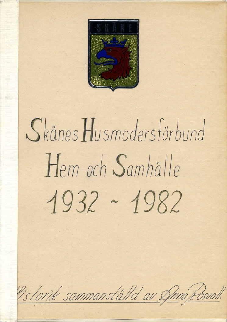 Anna Rosvalls historik över SHR:s skånedistrikt, där Fosie ingick. Anna Rosvalls historik över SHR:s skånedistrikt, där Fosie ingick.