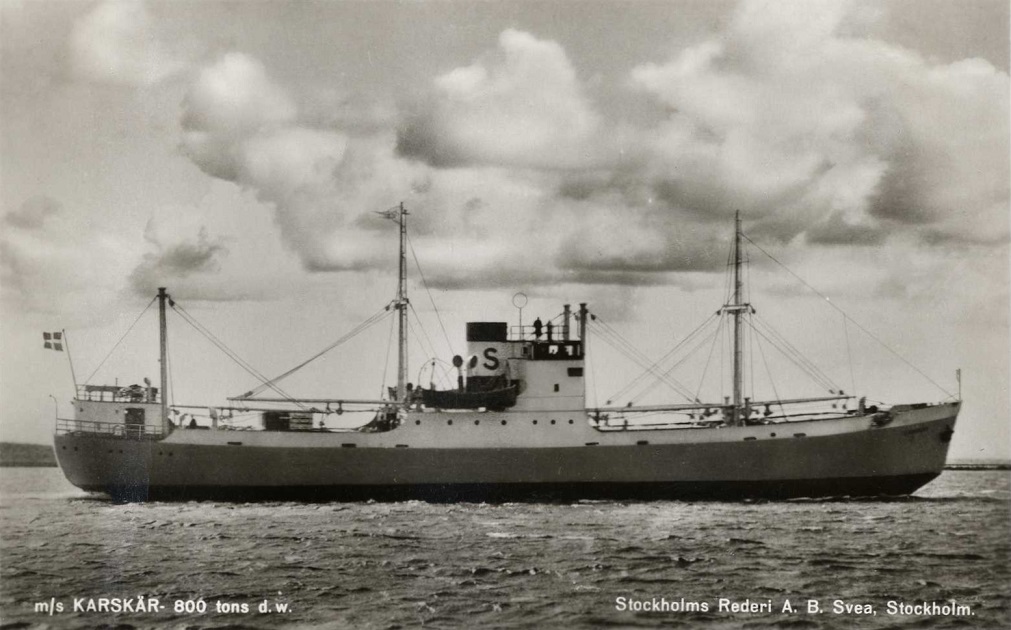 M/S Karskär. Fotograf och år okända. Ingår i Helsingborgs Röda Korskårs arkiv. M/S Karskär. Fotograf och år okända. Ingår i Helsingborgs Röda Korskårs arkiv.