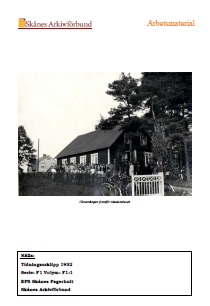 Studiematerial - Evangeliska Fosterlandsstiftelsens Missionsförening Skånes Fagerhult Tidningsurklipp 1932 Studiematerial - Evangeliska Fosterlandsstiftelsens Missionsförening Skånes Fagerhult Tidningsurklipp 1932