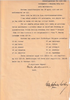Svenska Röda Korset Eslövs Krets - Årsredogörelser för 1916-1920 - Källa