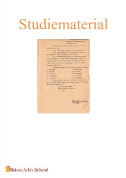 Svenska Röda Korset Eslövs Krets - Årsredogörelser för 1916-1920 - Studiematerial