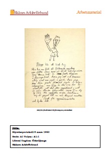 Studiematerial - Liberal Ungdom i Örkelljunga protokoll 5 mars 1960 Studiematerial - Liberal Ungdom i Örkelljunga protokoll 5 mars 1960