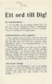 Primärkälla - ABF Programblad 1930