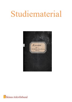 Svenska Lantarbetarförbundets avd. 84 Wanstaorten Protokoll - Studiematerial