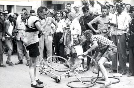 Punktering vid cykellopp Punktering vid cykellopp